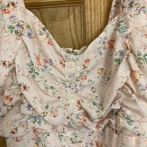 Maurices floral dress and belt